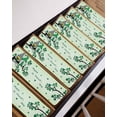 thumbnail image 7 of Stair Treads for Wooden Steps, St. Patrick's Day Peel and Stick Stair Treads with Reusable Adhesive, Green Ombre Lucky Tree Gnomes Non Slip Indoor Stairs Runner Rugs Mats for Elders Dogs 8"x30" 15PCS, 7 of 7