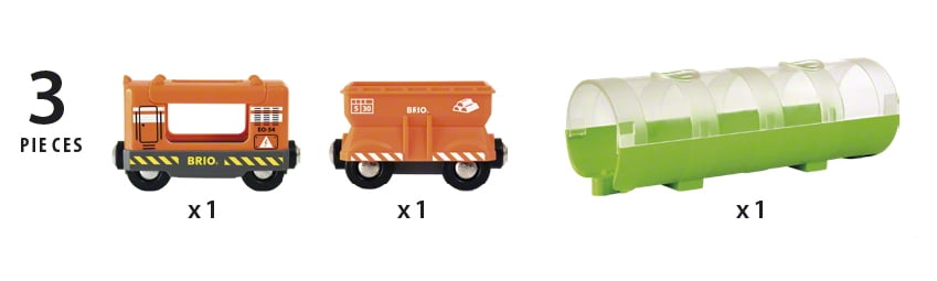 brio cargo tunnel set