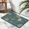 thumbnail image 4 of Trendy 20x32 inch Floral Bathroom Rugs - Large Machine Washable Non-Slip Rug for Kitchen and Dining - Cozy Office Room Rug, 4 of 5
