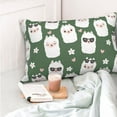 thumbnail image 6 of Disketp Pillow Covers Alpaca Faces Pattern Throw Pillow Case Cushion Covers,Cushion For Bedroom,Couch,Home-14"X20", 6 of 8