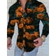 thumbnail image 3 of Camisa de hombre Camisa gráfica Camisa escocesa Cuello alto Camisas de manga larga para salir Ropa con estampado 3D Diseñador de ropa Punk y gótico, 3 of 4