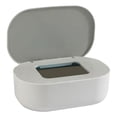 thumbnail image 2 of Caja de almacenamiento de máscara grande para encimera de escritorio con soporte para pañuelos con tapa azul/gris Zulema cubierta de la caja de almacenamiento, 2 of 8
