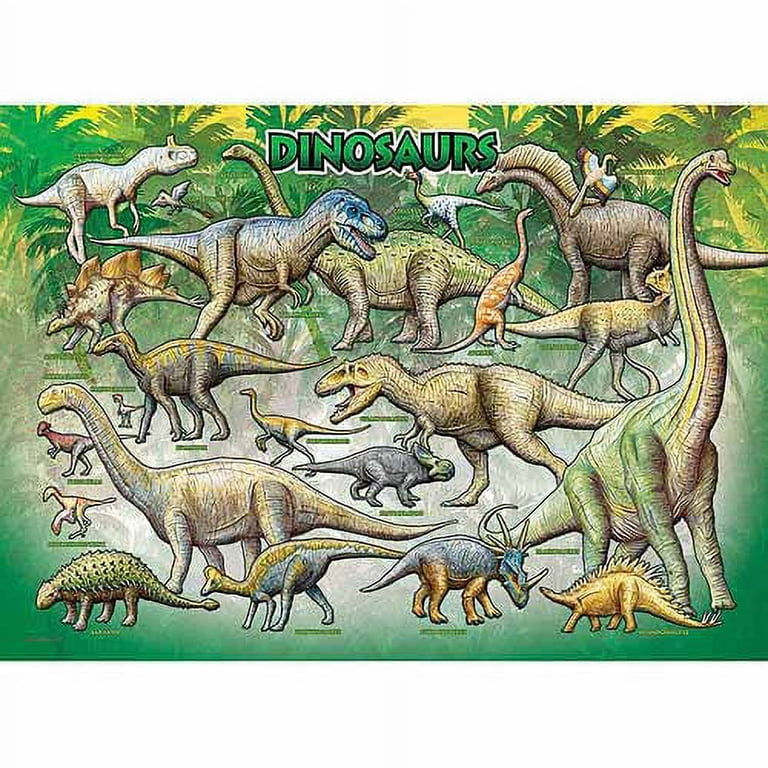 Puzzle, Eurekakids, Phosphorescent Dinosaurs, 100 pieces ᐉ