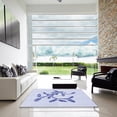 thumbnail image 6 of Ahgly Company Indoor Round Patterned Lavender Blue Area Rugs, 7' Round, 6 of 6