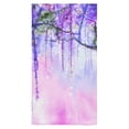 thumbnail image 2 of MKHERT Spring Purple Flowers Bath Towel Hand Towel Shower Towel Washcloth 30x56 inch, 2 of 3