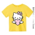 thumbnail image 3 of Camiseta de Hello Kitty, ropa para niños, camiseta Sonic, ropa para niños y niñas, camisetas para niños, camisetas informales para niñas, camisa para niños, 3 of 5