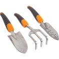 thumbnail image 2 of 2-Pack Fiskars 384490-1001 Ergo Garden Tool Set, Regular Package, Black/Orange, 2 of 4