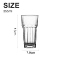 thumbnail image 2 of Taza apilable para bebidas de 355ml, vasos aptos para lavavajillas para refrescos, jugos, leche, coca cola y cerveza, 2 of 5