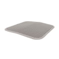 thumbnail image 2 of Cat Litter Pad Prevent Slip Waterproof Bottom Double Layer EVA Litter Trapping Mat for Kitten 30x30cm Gray, 2 of 14