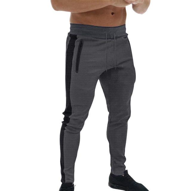 Catégorie de Produit Pantalons Décontractés pour Hommes / Titre du Produit Pantalons de Rue Pantalons de Survêtement pour Hommes Entraînement Physique avec Fermeture Éclair Pantalons de Sport Ajustés Décontractés Poches Jogging Pantalons pour Hommes / Titre Concurrent de Plateforme avec Fermeture Éclair