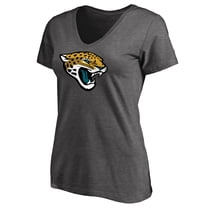 Women's Heathered Gray Jacksonville Jaguars Team Logo T-Shirt
