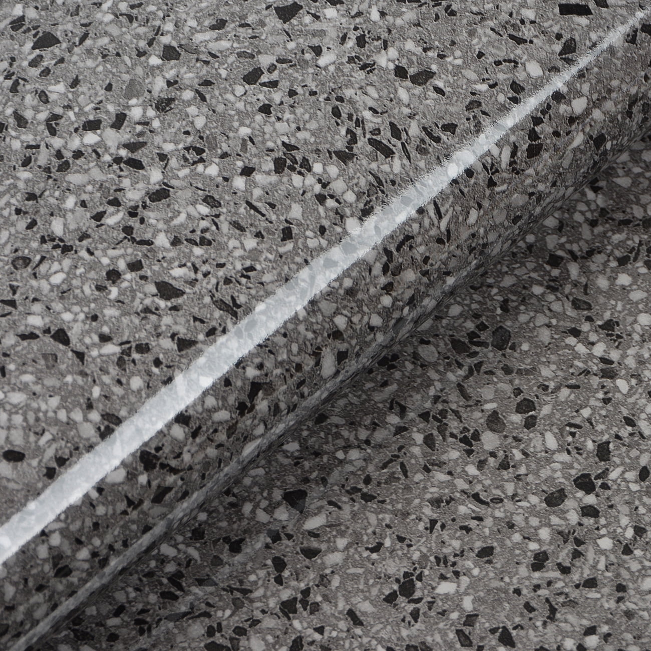 A-b-cil Black Gray Terrazzo Wallpaper 395" X 16" Granite Vinyl Countertop Contact Paper for Kitchen Counters Sinks Cover Top Laminate Stick and Peel Waterproof Wall Paper for Table Covers Stains