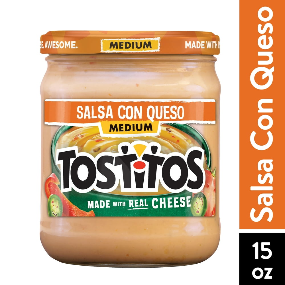 Tostitos Medium Salsa Con Queso, 15 Oz Jar - Walmart.com - Walmart.com Does Tostitos Queso Need To Be Refrigerated