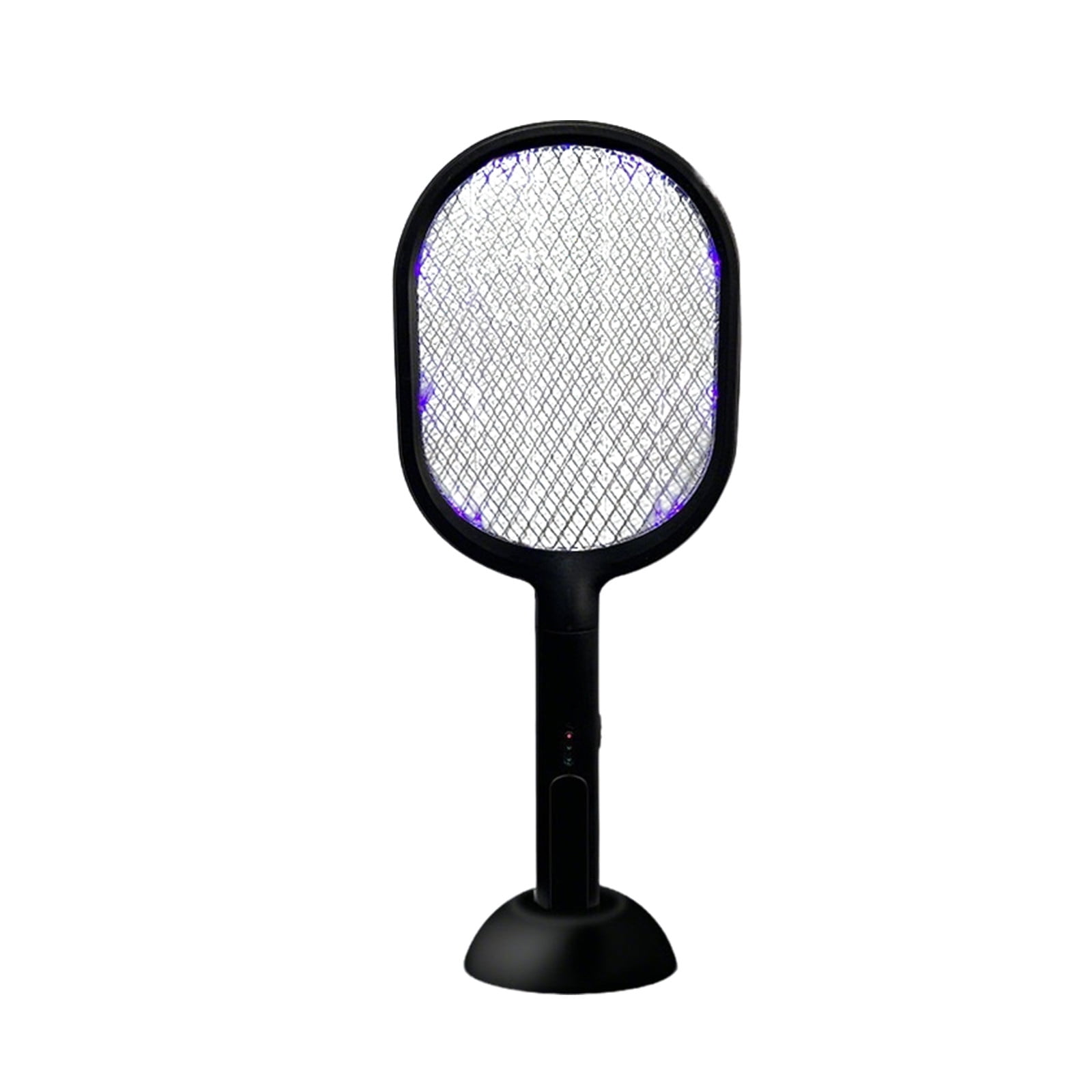 Electric Bug Zapper, Rechargeable Handheld Fly Swatter Racket with LED Light, Mosquito Killer Lamp, 3-Layer Safety Mesh Bug Zapper for Indoor & Outdoor Use, Powerful Grid