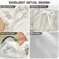 thumbnail image 2 of FORMRS Boys Swim Trunks Quick Dry Mesh Liner Boardshorts Sizes XS-XL, White Cat Rainbow, 2 of 7