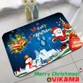 thumbnail image 4 of Alfombra de tierra de diatomeas estilo muñeco de nieve de Papá Noel de VIKAMA, alfombra antideslizante para entrada de baño y cocina, alfombra enjuagable, 4 of 4