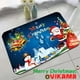 thumbnail image 5 of Alfombra de tierra de diatomeas estilo muñeco de nieve de Papá Noel de VIKAMA, alfombra antideslizante para entrada de baño y cocina, alfombra enjuagable, 5 of 5