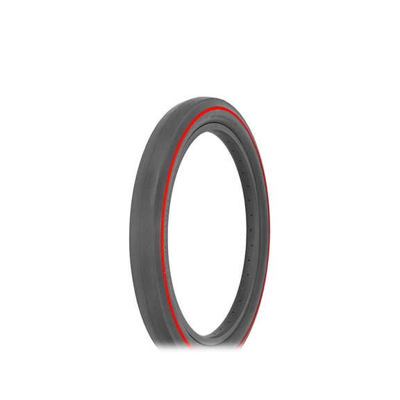 Bike Tire 20 x 2.125 Black Red Line Side Wall IA-1521.