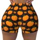 thumbnail image 2 of Fotbe Orange Pumpkin And Autumn Maple Shorts Sin Costuras – Shorts Deportivos de Cintura Alta para Mujer, Elásticos para Gimnasio, Yoga, Running o Ciclismo-Medium, 2 of 8