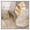 White Frame, variant on Golden Cascades Framed High-Gloss Acrylic Glass Wall Art Elegant Nature Art by Art Remedy, Gold Frame, 30 x 30