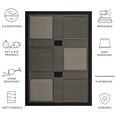 thumbnail image 6 of Safavieh Courtyard Eileen Geometric Indoor/Outdoor Area Rug, Black/Sand, 8' x 11', 6 of 10