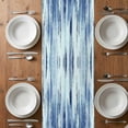 thumbnail image 6 of Navy Blue Vintage Table Runner - 72 Inch Long, Kitchen Dining Table Runner Dresser Scarves, Stripes Painting Retro Abstract Art Farmhouse Decor for Coffee Tables Wedding Party Banquet, 6 of 8