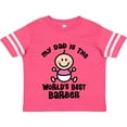 thumbnail image 3 of Inktastic My Daddy Worlds Best Barber Girls Toddler T-Shirt, 3 of 5