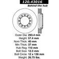 thumbnail image 2 of Centric Parts 12043016 Disc Brake Rotor Fits select: 1997-2009,2011-2018 ISUZU NPR, 2 of 2