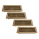 thumbnail image 1 of Floor Register 4x10, 4 Pack Floor Register Vents,Heavy Duty Steel Walkable Floor Grates,Adjustable Decor Grate, 1 of 5