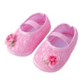 thumbnail image 4 of Shoes For Girls Baby Shoes Soft Sole Toddler Dress Flower Princess Shoes Toddler Shoes Sneakers For Boys Pink 0 Months-3 Months, 4 of 7