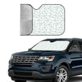 thumbnail image 3 of Kdxio Leaf Print Print Front Windshield Sun Shade,Folding Auto Sunshade for Car Truck SUV-, 3 of 7