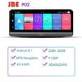 thumbnail image 3 of 8 Inch IPS Car DVR Camera GPS 4G FHD 1080P Dash Cam Dual Lens Car Video Recorder Night Vision 24H Park ,Clear Images, 3 of 6