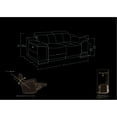 thumbnail image 5 of Dark Gray Power Reclining Loveseat with Chrome Accents / Stylish and Comfortable Seating, 5 of 5