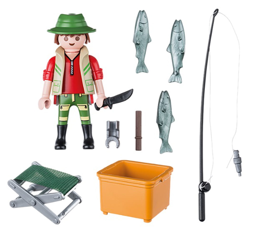 PLAYMOBIL 70063 Special Plus Fisherman Action Figure for sale online 