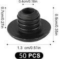 thumbnail image 2 of 50PCS Pegboard Hook Locks for Stopping Hooks from Falling Off Peg Board Organizer Accessories Silicone Clips, 2 of 4