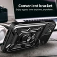 thumbnail image 5 of for Apple iPhone 15 Case with Slide Camera Cover for Men, Military Grade Drop Phone Cover Case with Ring Kickstand for iPhone 15 SJ Blue, 5 of 9