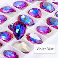 thumbnail image 1 of Twinkling Violet Tear Drop K9 Cristal de diamantes de imitación Cristal Pointback Diamantes de imitación Pegamento en ropa Artesanía Accesorios de joyería Dengxun unisex, 1 of 2