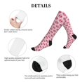 thumbnail image 5 of Rateoe Pig Nose Compression Socks for Women and Men 20-30mmHg-Circulation Support Socks Knee High Nurse Pregnant Running Medical and Travel Athletic, 5 of 7