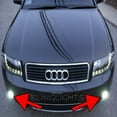 thumbnail image 2 of For LED Angel Eye Halo Fog Lights Lamps for 2002 2003 2004 2005 Audi A4, 2 of 6