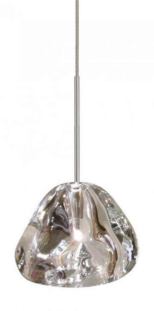 LED Pendant with Monopoint Canopy Satin 