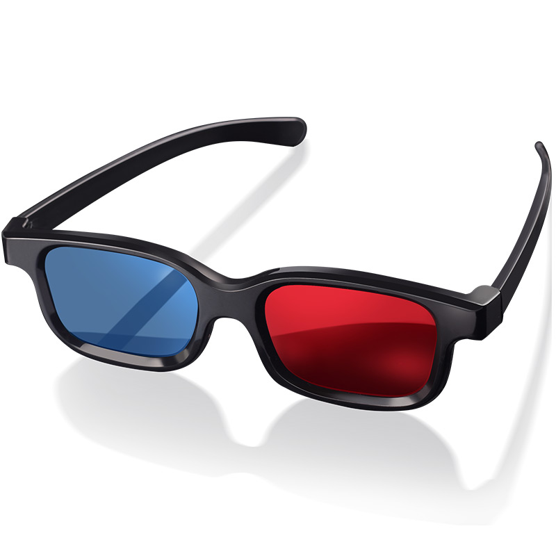 Red Blue 3d Glasses For Movies Picture Games Home Theater Walmart Com Walmart Com