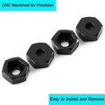 thumbnail image 4 of Adaptadores espaciadores hexagonales de rueda de 12 mm a 14 mm para coche RC 1/10, 4 of 6