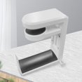 thumbnail image 4 of Gancho de escritorio para auriculares ajustable soporte para auriculares antideslizante de 360 ​​grados para el hogar, 4 of 9