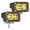 Yellow Combo, variant on 3 Inch Driving Lights 2Pcs 40W LED Pod Light Off Road Spot Light Bar Super Bright Work Flood Light Cube Combo LED Bumper Lights Fog Light for Truck ATV UTV SUV Motorcycle Boat