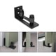 thumbnail image 4 of Guía de piso para puerta corrediza, guía de piso para puerta, riel de piso para puerta de granero, guía de piso ajustable de acero al carbono para montaje en pared (rodillo doble), 4 of 5