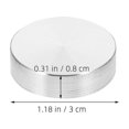 thumbnail image 2 of FOLOYORI 10Ud Disco Redondo De Para Muebles Y Mesas Con Base Metálica Duradera Color Plata, 2 of 7