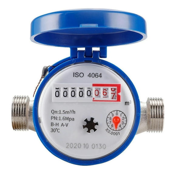 Water Meter Convenient Accurate Coppery Watermeter Water Counter For Garden