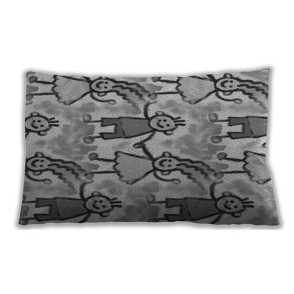 Ahgly Company Indoor Rectangular Contemporary Lumbar Throw Pillow, 13 inch by 19 inch