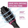 thumbnail image 5 of Dual Voltage Hair Dryer Brush for European Travel, Professional Blow Dryer Styler Volumizer with Negative Ion Anti-frizz, 5 of 8