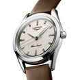 thumbnail image 2 of Longines Heritage Classic Silver Arrow Automatic Silver Dial Brown Leather Strap Mens Watch L2.834.4.72.2, 2 of 4